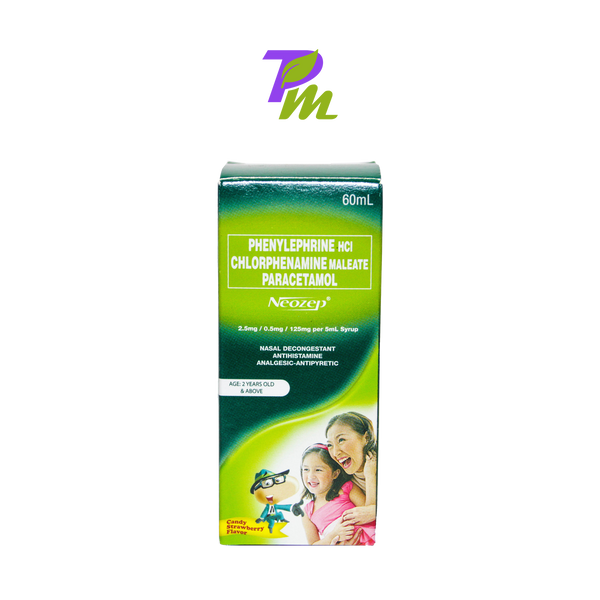 Neozep Syrup (REF) 60ML Neozep Syrup (REF) 60ML