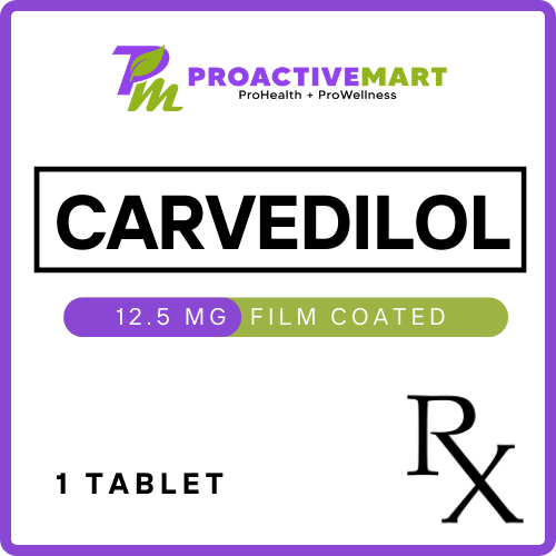 CARVEDILOL 12.5mg tablet
