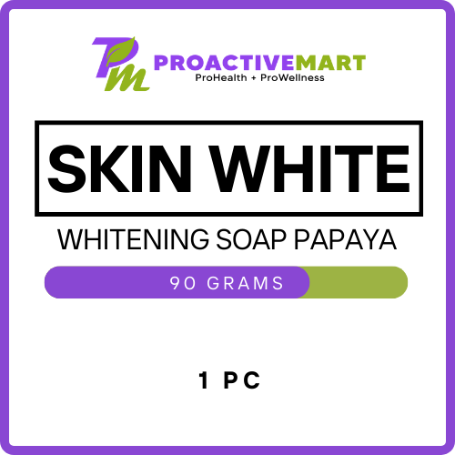 SKIN WHITE Whitening soap papaya |  90grams