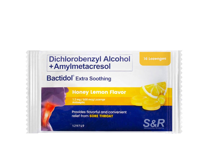 Bactidol Lozenges Honey flavor 8s