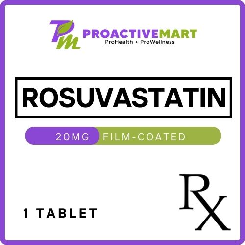 ROSUVASTATIN 20mg film-coated tablet