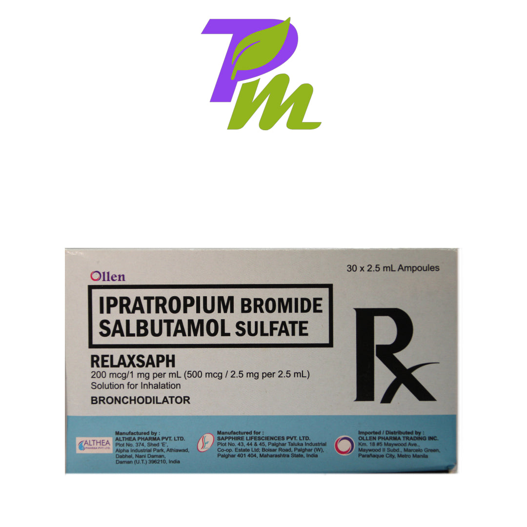 RELAXSAPH IPRATROPIUM BROMIDE SALBUTAMOL SULFATE ProactiveMart