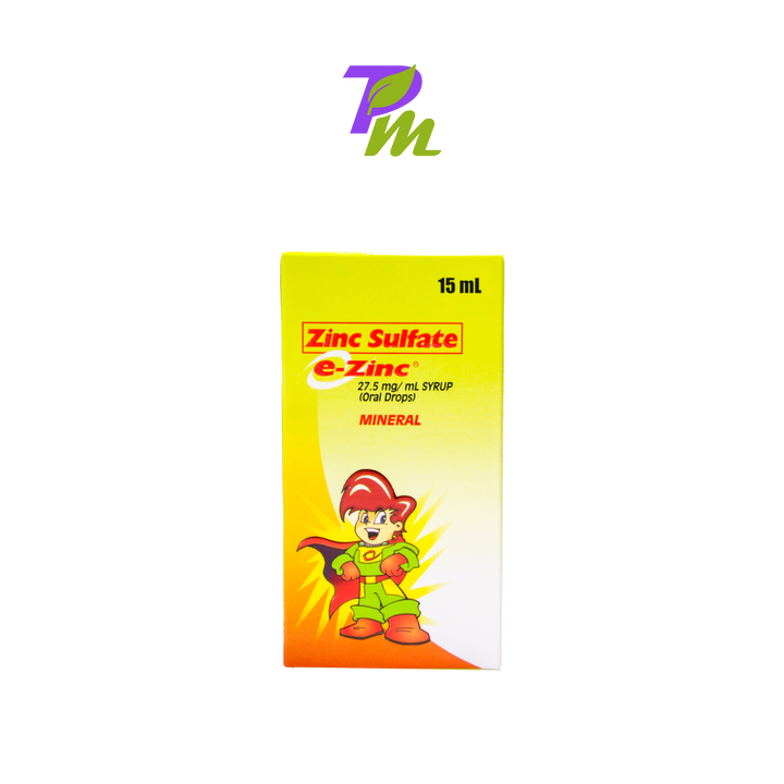 E-ZINC 27.5mg 15ml DROPS (ZINC SULFATE)