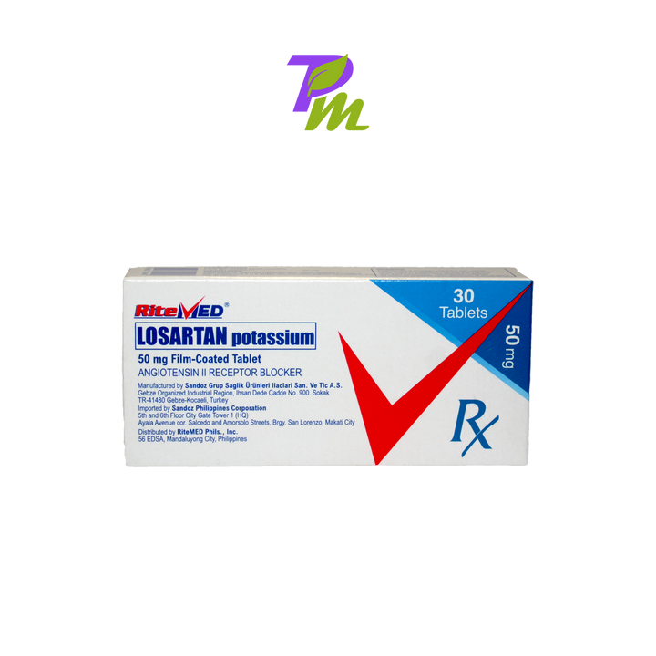 RITEMED LOSARTAN POTASSIUM 50mg