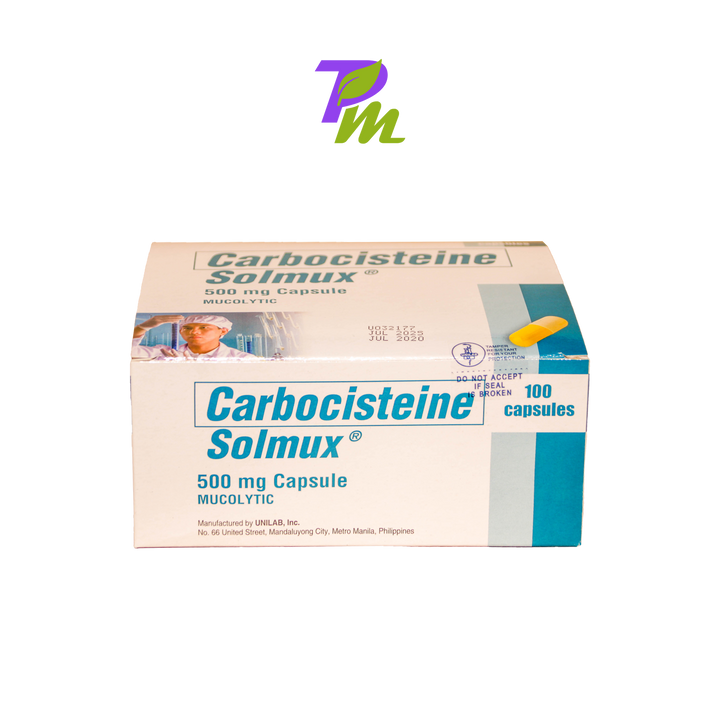 SOLMUX 500mg Capsule-10s