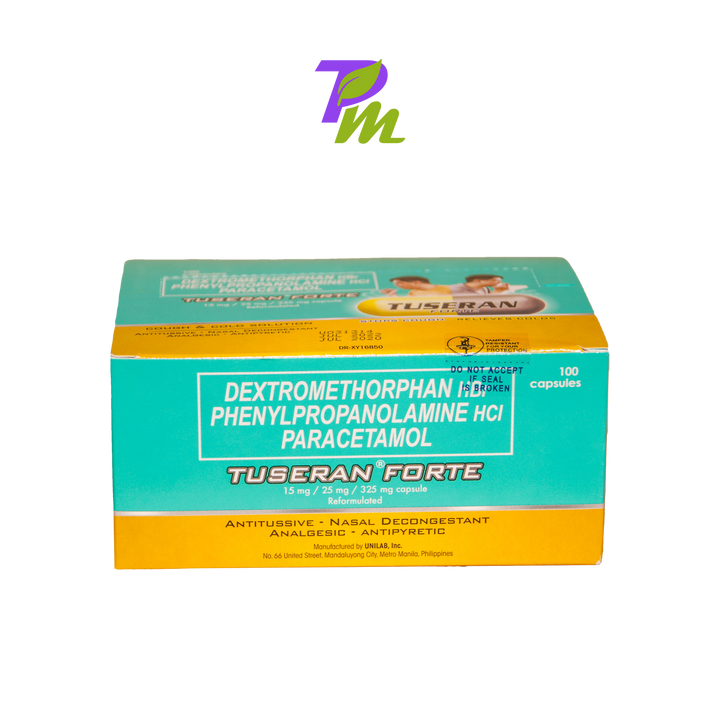TUSERAN PPA FORTE Capsules 325mg caps-20s
