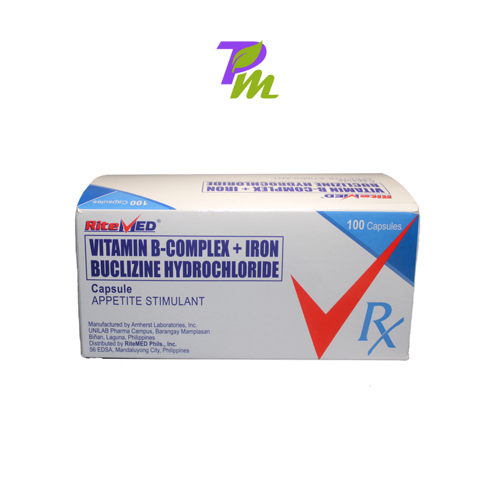 RITEMED VITAMIN B-COMPLEX+ IRON BUCLIZINE HYDROCHLORIDE